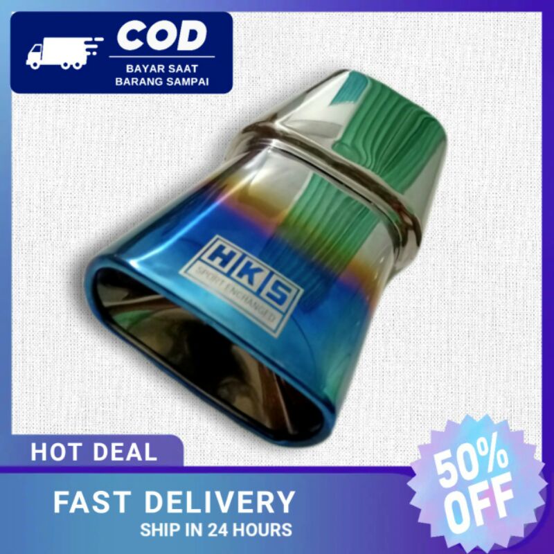 KNALPOT HKS KOTAK BASS BULAT