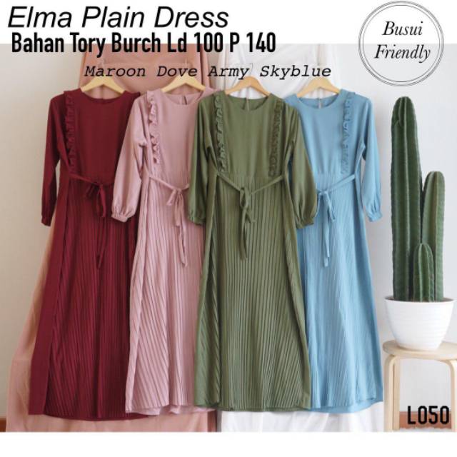 ELMA PLAIN DRESS / ELMA GAMIS / GAMIS BUSUI