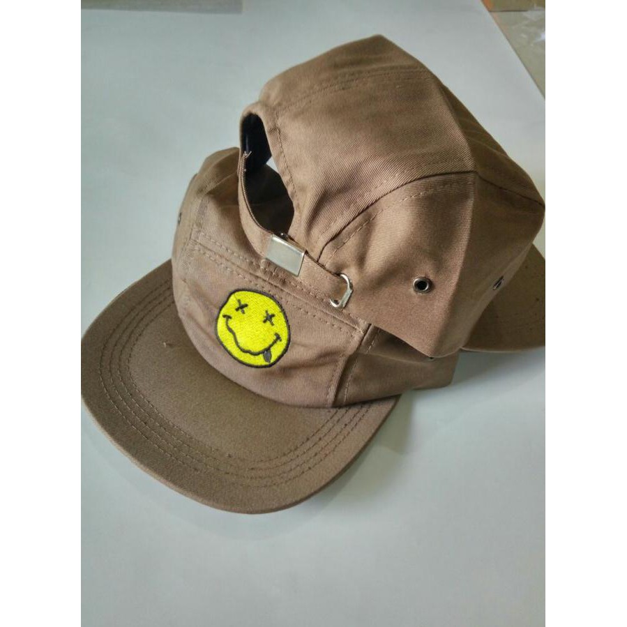 Promo Shopee TOPI BASEBALL 5 PANEL GRUNGE CAKOP BORDIR | TOPI GRUNGE NIRVANA Terbatas