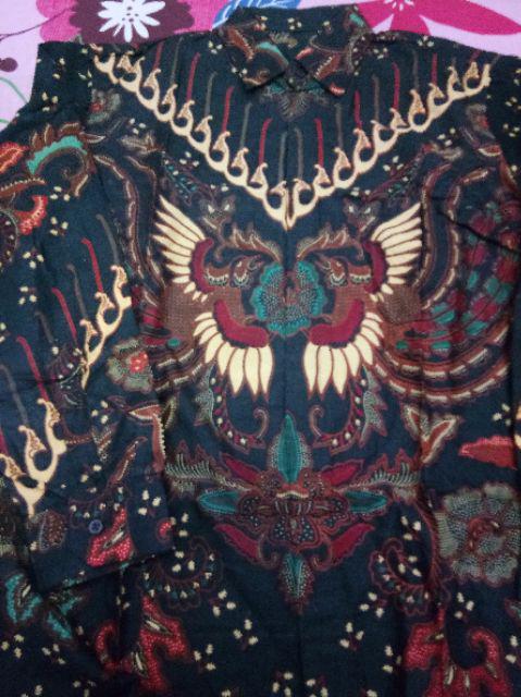 Kemeja Batik Pria Lengan Panjang Lengan Pendek M L Xl Xxl