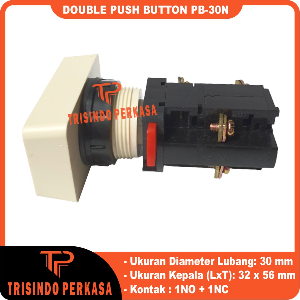 Double Push Button PB-30N PB30N ON OFF