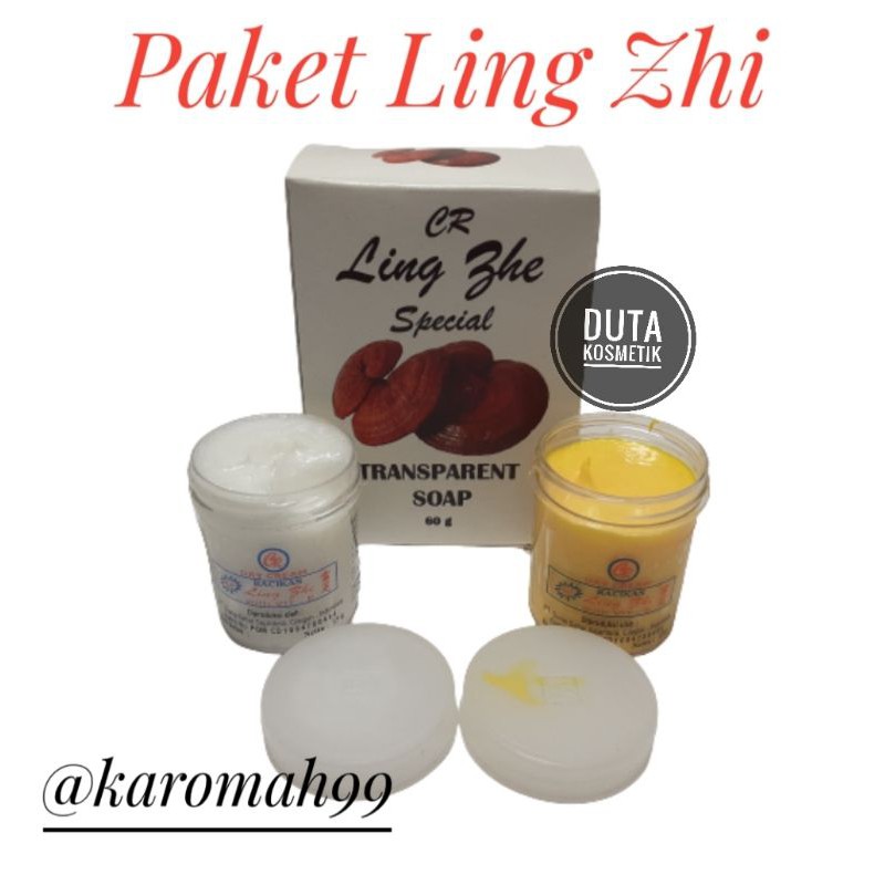 PAKET CREAM LING ZHI SIANG &amp; MALAM + SABUN