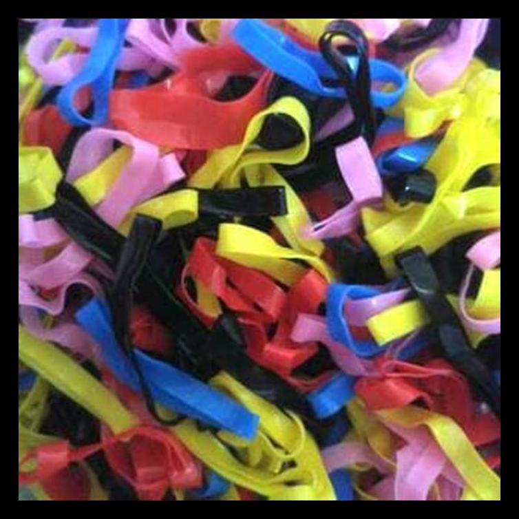 Karet Jepang Lebar Kiloan / Karet Rambut Jepang Lebar / Ikat Rambut Bermutu