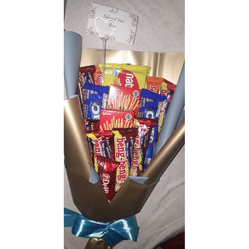 

bouquet Coklat mini pocky