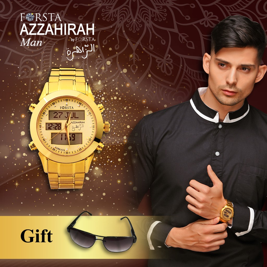 Forsta Azzahirah All Gold - Man Jam Tangan Muslim