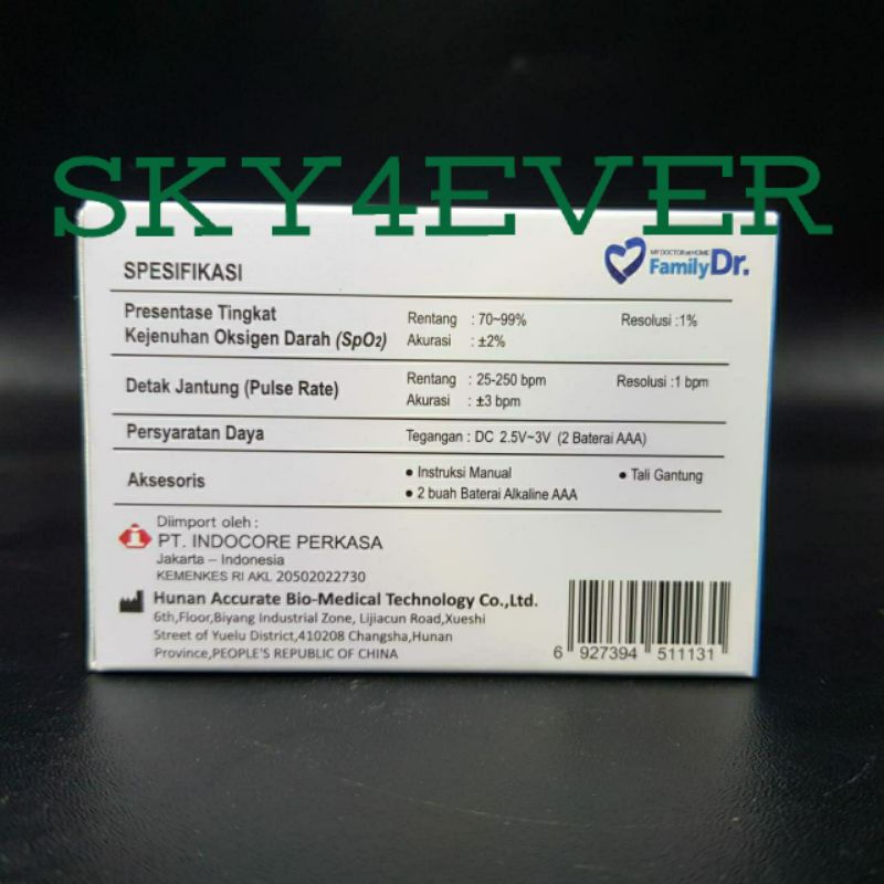 FAMILYDR OXIMETER