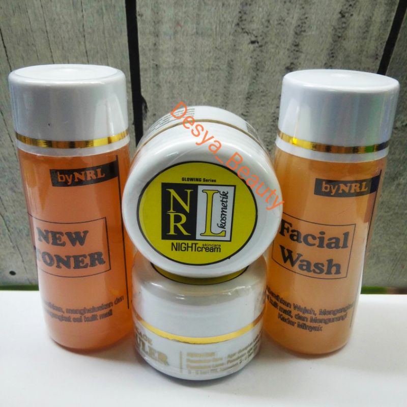 PAKET CREAM NRL GLOWING SERIES 4in1 ORIGINAL