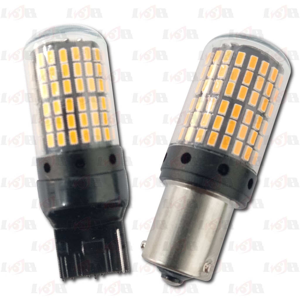 T20 S25 Sen Led 144 Mata Lampu Sein Mobil Riting Putar Tancap Sepasang