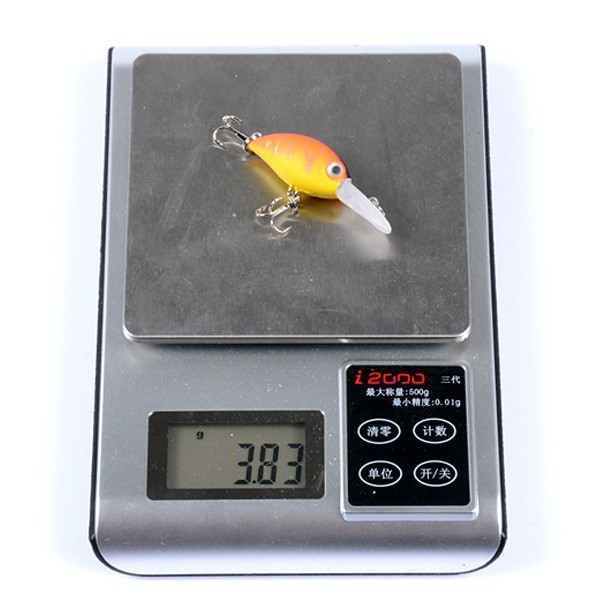 Shengyao 1Pcs Mini Crankbait Minnow Umpan Pancing Swimbait 5.2cm/3.8g Fishing Lure Ikan Bass Floating Bait