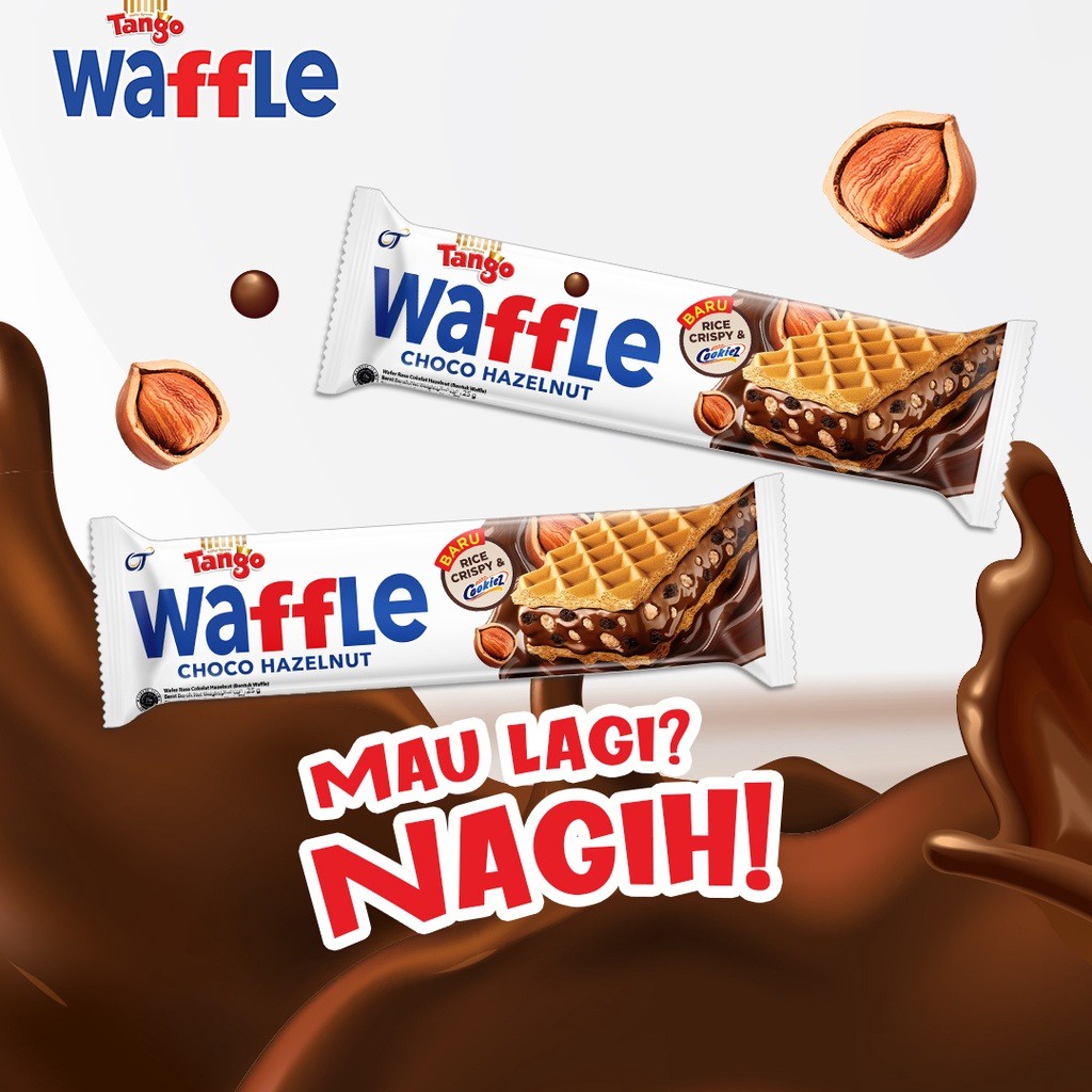 BOX - Tango Waffle Choco Hazelnut 12pc x 25gr