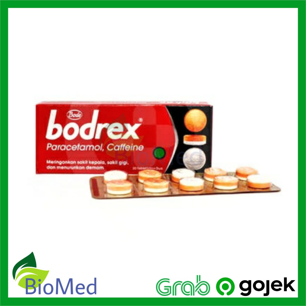 BODREX TABLET - Obat Pusing Demam Sakit Kepala Tahan Sakit