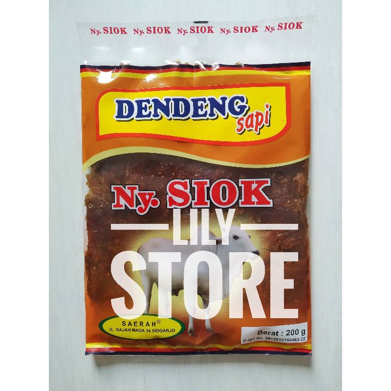 

Dendeng Sapi Ny Siok 200 Gram