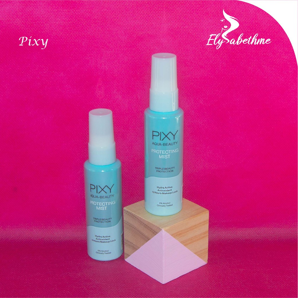 ✿ELYSABETHME✿ Pixy setting spray makeup tahan lama untuk bedak foundation semprotan bikin riasan awet