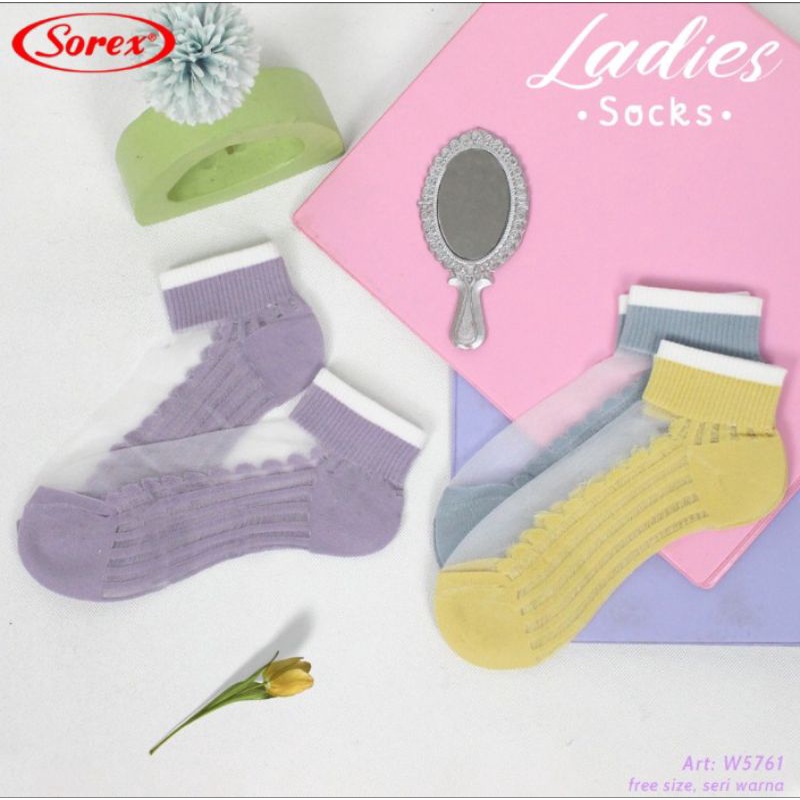 Kaos kaki wanita fashion Sorex 5761 - 5762