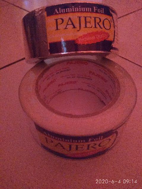 Aluminium Foil Pajero Original Premium Quality Isolasi Anti Panas Tahan Up To 500 Derajat Lakban Sol