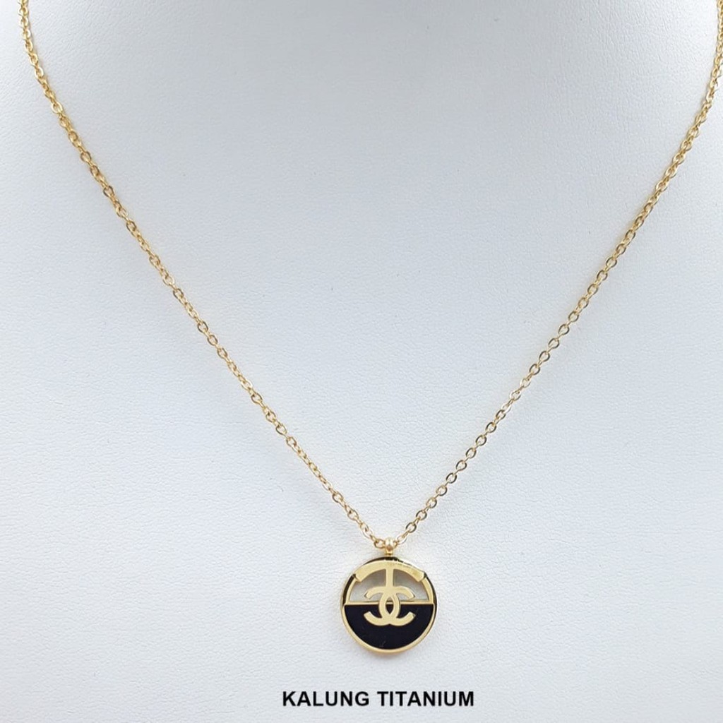 Titanium / Kalung Titanium Branded anti karat