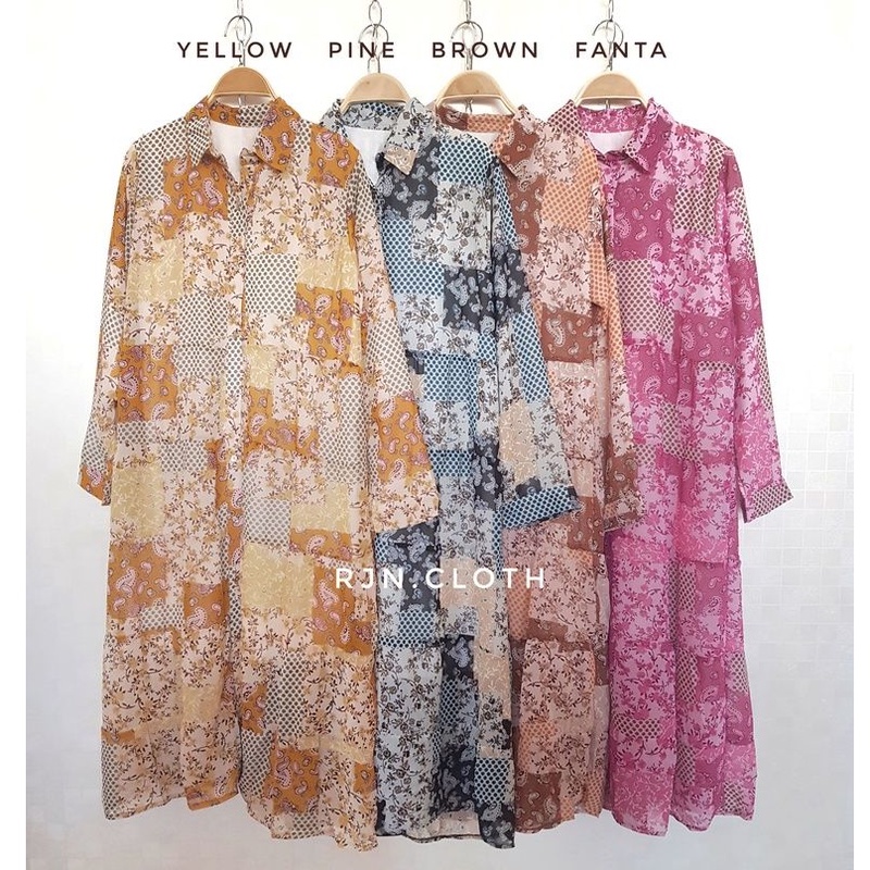 AMEERA LONG TUNIK CERUTI IMPORT
