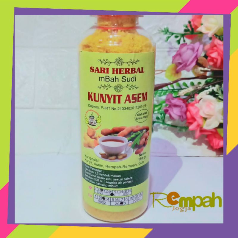 

KUNYIT ASEM | MINUMAN HERBAL | SARI HERBAL "mBah Sudi" | KUNYIT ASEM INSTANS