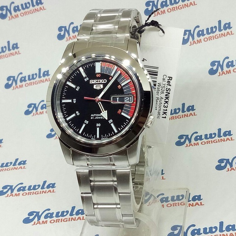 Seiko 5 SNKK31K1 Automatic Black Dial - Jam Tangan Pria SNKK31