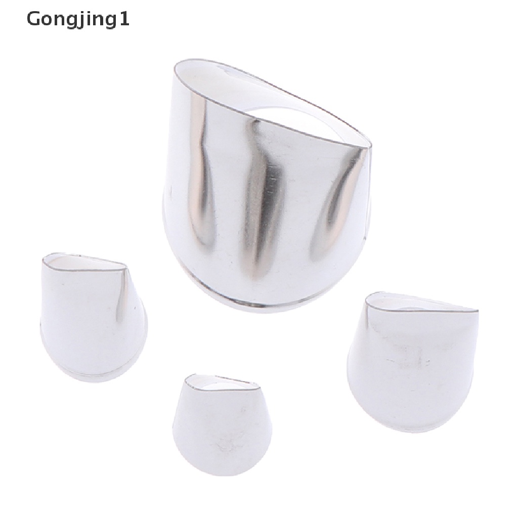 Gongjing1 4pcs / Set Spuit Piping Bentuk Bunga Mawar Untuk Dekorasi Kue / Pastry