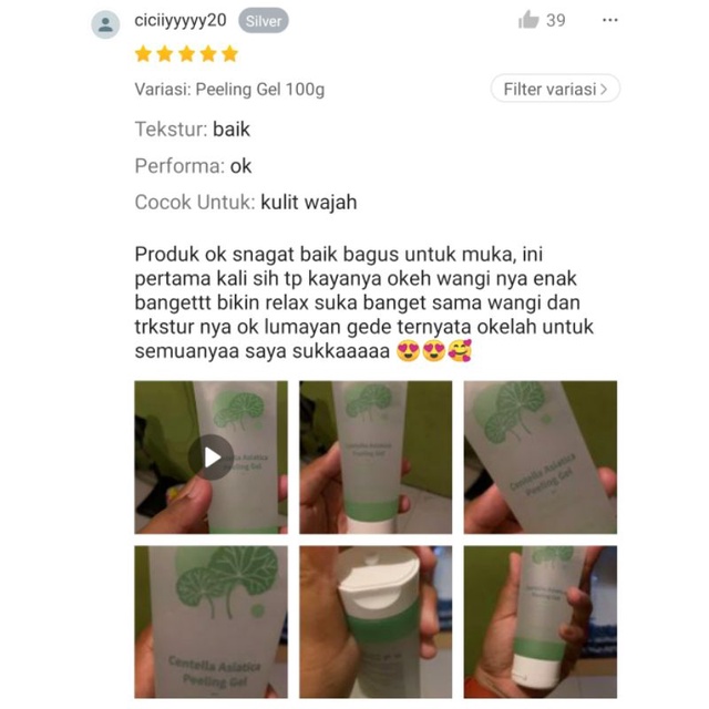 GIRLPAL CENTELLA ASIATICA PEELING GEL | FACIAL EXFOLIATING | MENCERAHKAN WAJAH