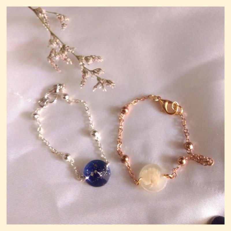 Canna Bracelet Resin Flower Gelang Handmade
