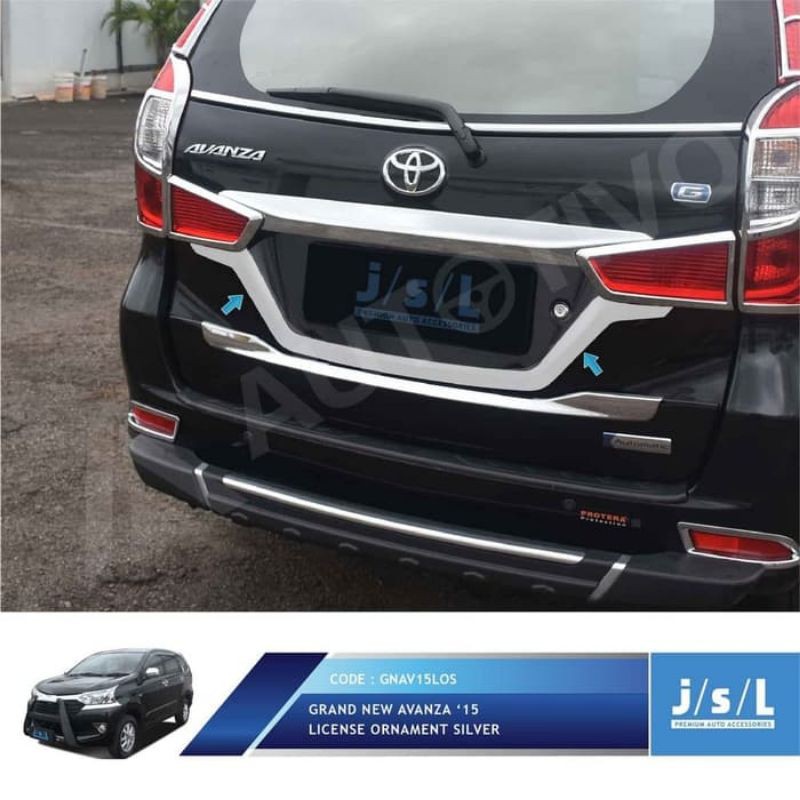 License Ornament Grand All New Avanza Xenia Model ORI