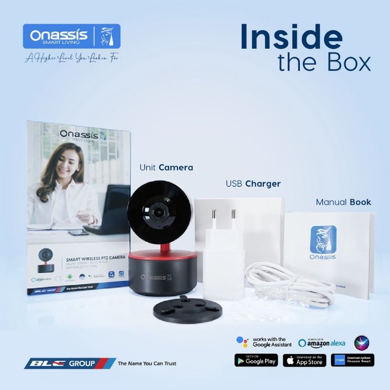 ONASSIS SMART CCTV INDOOR ID CAM 359 BL