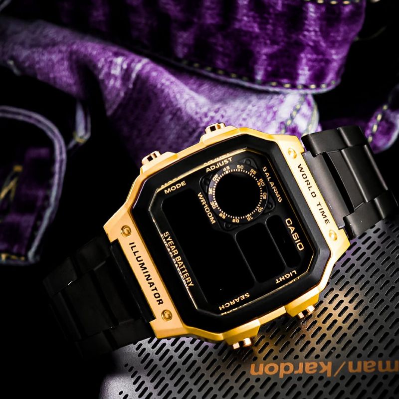 Jam Tangan Pria Merk Casio Stainless Baterai