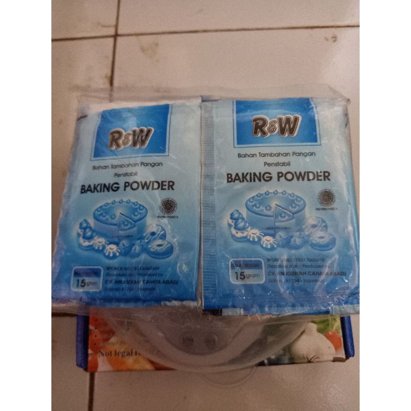 

Baking Powder merk RW kemasan saset 15gr