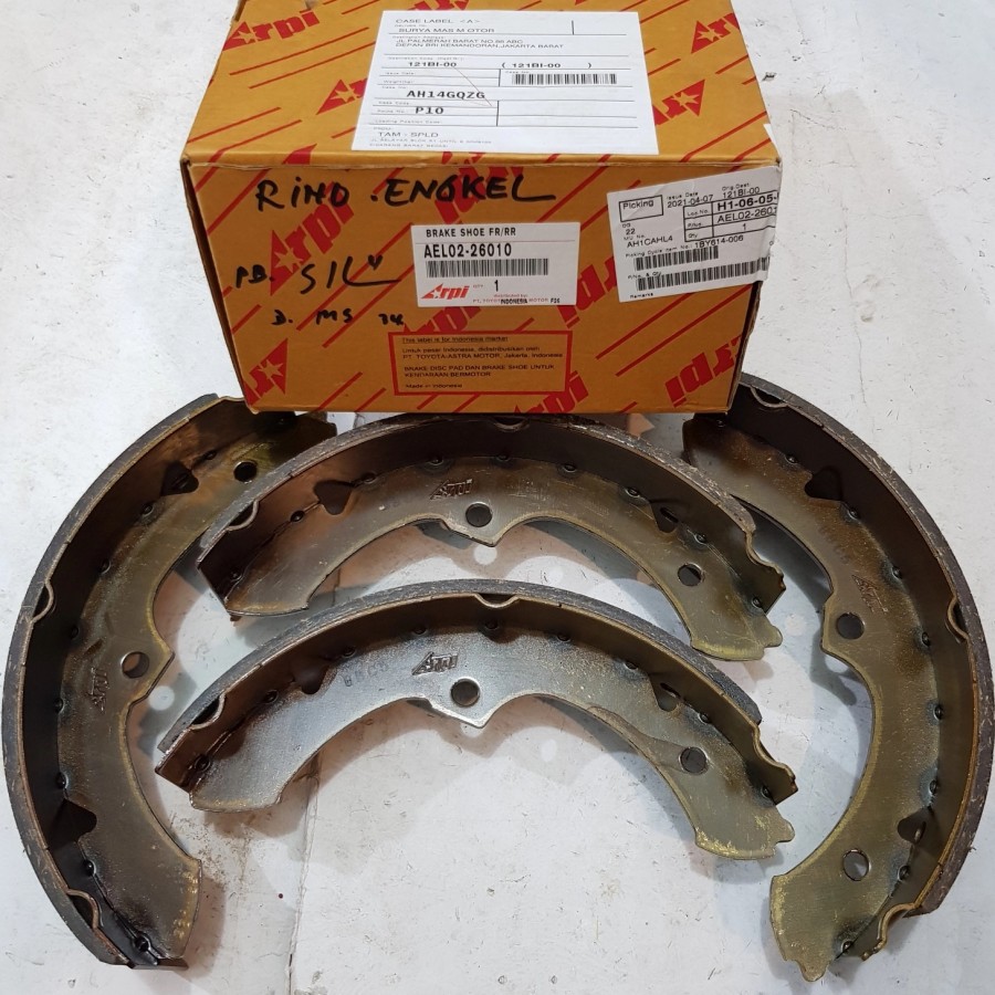 Kampas Rem Belakang / Depan Dyna Rino Saurus Engkel 13B BU30 115PS 14B 115ET Asli Toyota ARPI