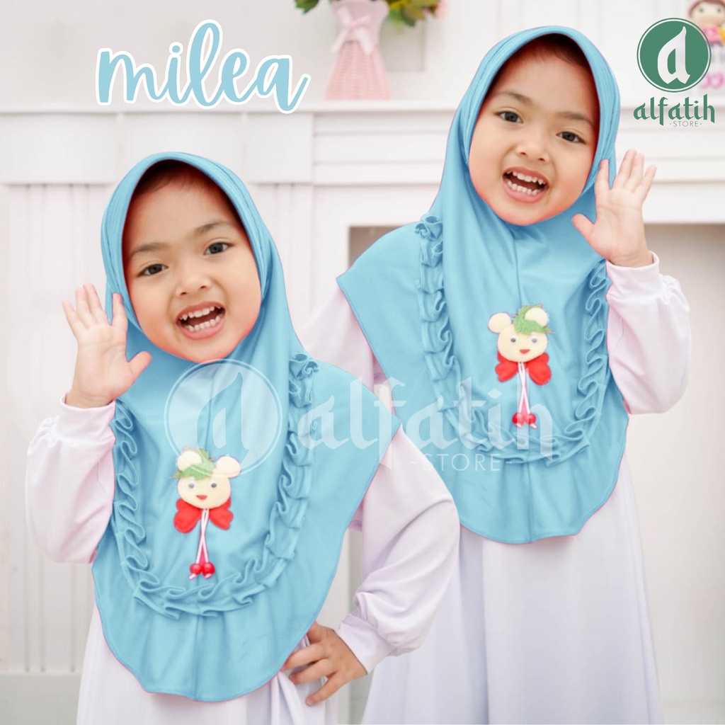 JILBAB ANAK TK - SD MILEA BONEKA / BONEKA / JILBAB ANAK USIA 4-7 TAHUN / PAKAIAN MUSLIMANAK PEREMPUAN / KERUDUNG ANAK TK / HIJAB ANAK TK-SD KHIMAR ANAK