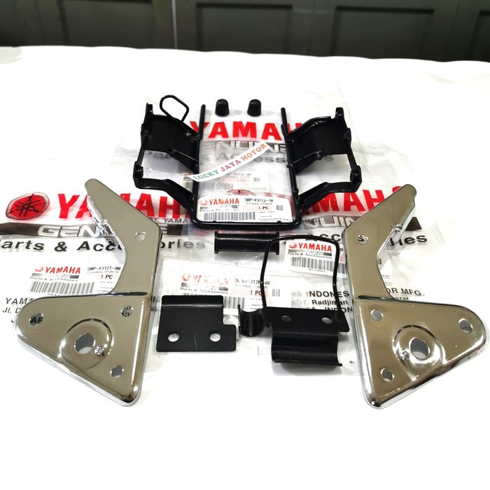 Breket bracket dudukan kuping lampu depan Rxking Rx king Oval Original-4