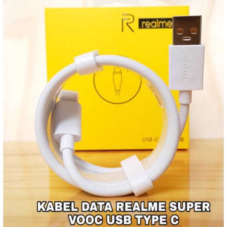 Kabel data realme ori type C Super Vooc Dart charge Realme X/XT/X2/ 5 pro/ narzo/ 6/ 6 pro/7 7i 7 pro c17 C25S 8 PRO C35