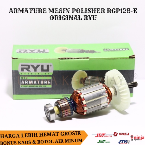 Original Armature Angker Gun Polisher RGP125-E RYU Original Terbaru Armature Mesin Polisher/Mesin Po
