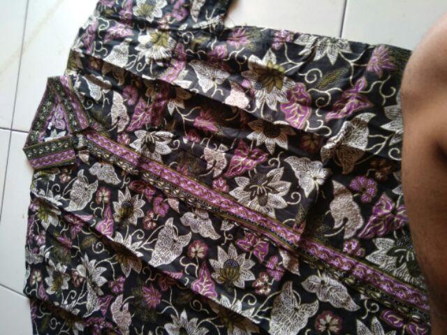 Maura Couple - Sania Ruffle Batik Couple Ori Ndoro Jowi Garansi Termurah Shopee - Kebaya Modern 2564