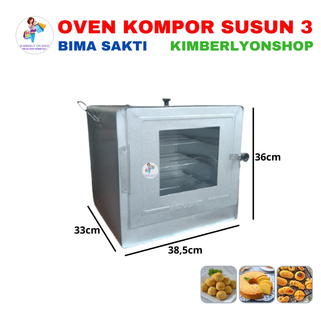 Oven Tangkring Kompor Kue Bima Sakti susun 3