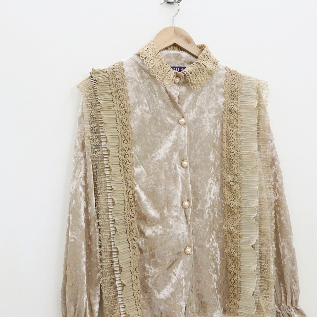 Alera vintage top blouse -Thejanclothes