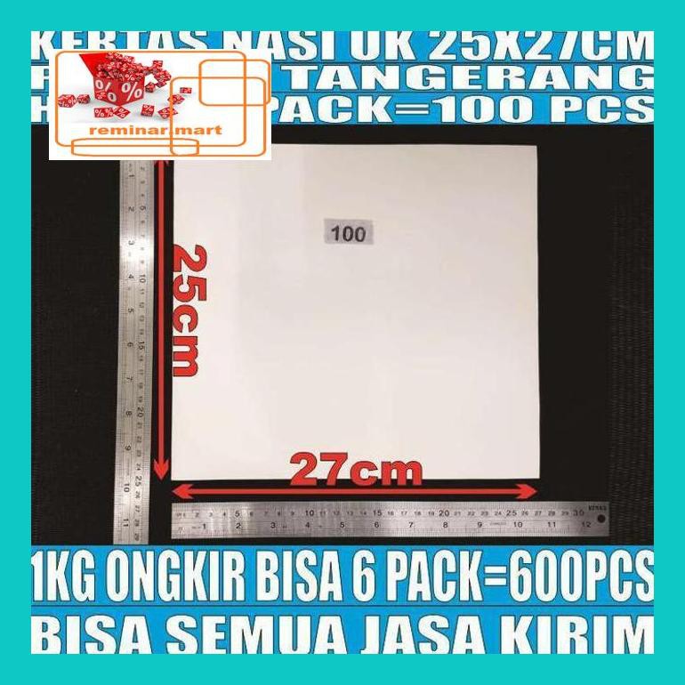 

S0Bers Kertas Nasi Kfc Pembungkus Anti Lengket Murah Ric0S50B