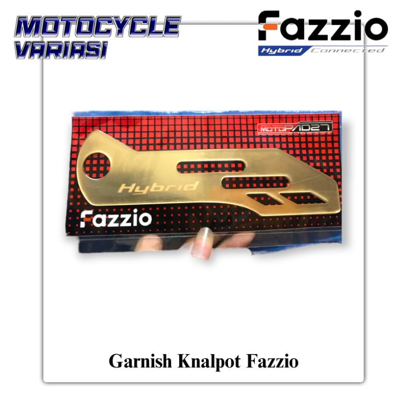 Garnish Knalpot Fazzio Muffler Garnish Cover Knalpot Fazzio