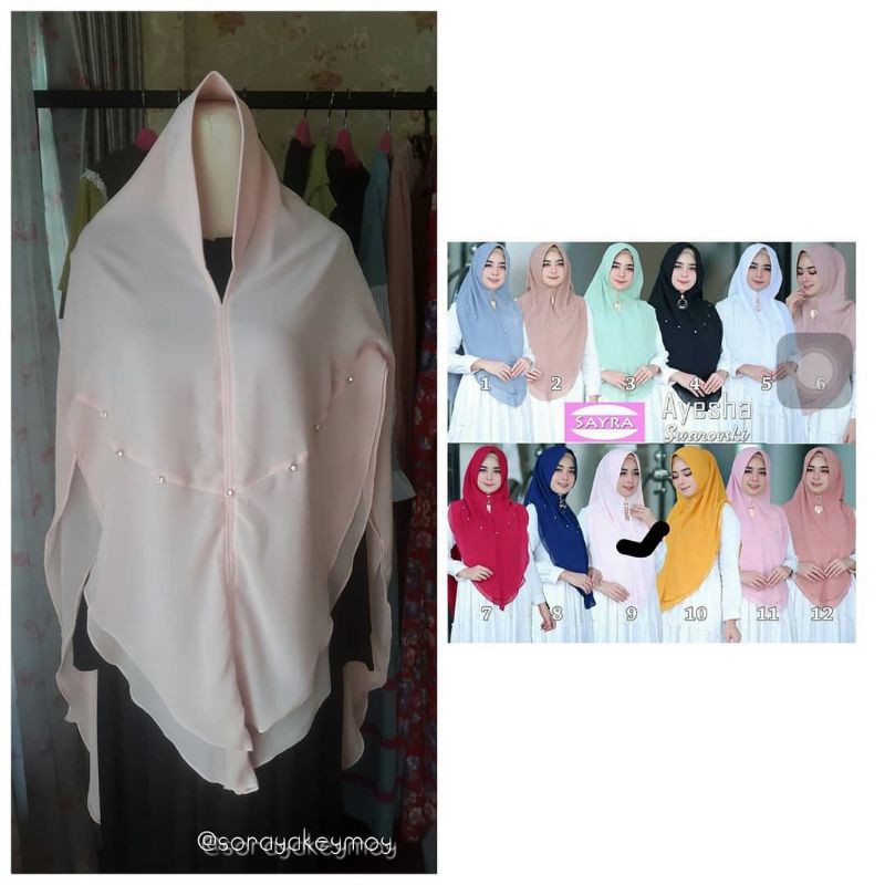 Khimar Ayesha by Sayra Hijab (SALE)