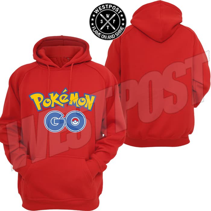 JAKET HOODIE GAME POKEMON GO KEREN