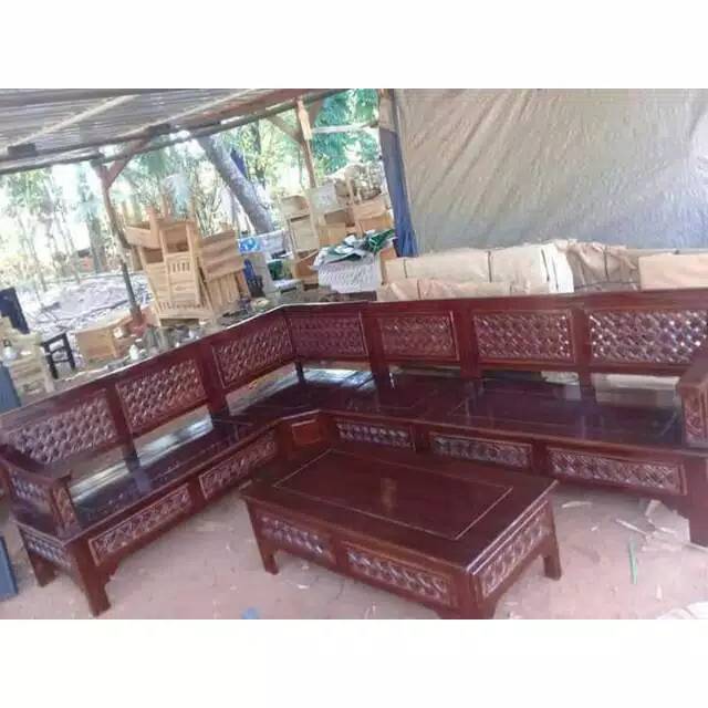 kursi sudut kepang mebel jepara