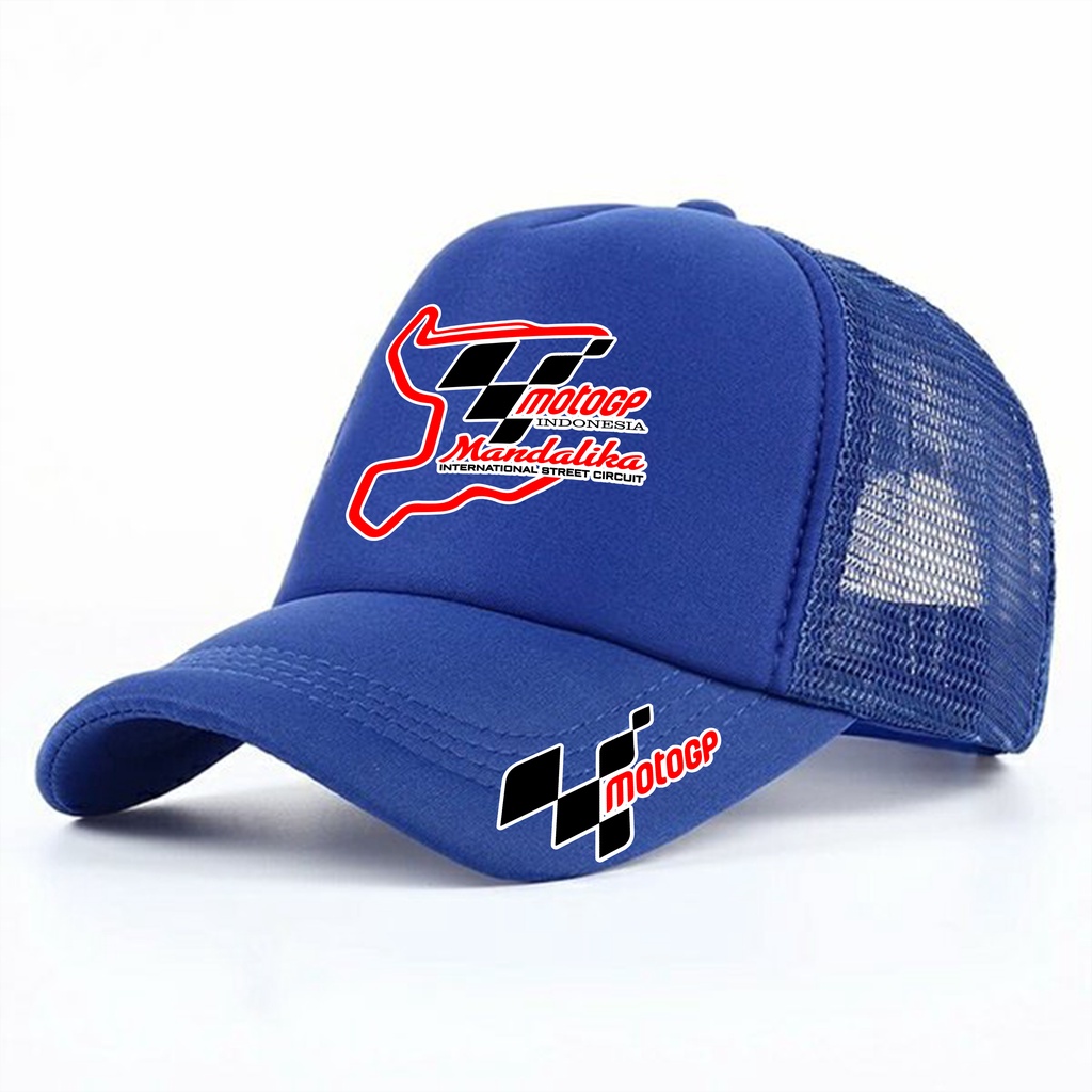 topi motogp indonesia mandalika  topi trucker motogp mandalika terbaru 2022