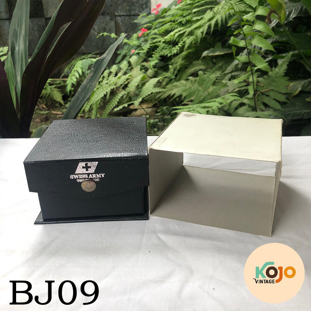 Box Jam Tangan / Kotak Jam Tangan / Cover Jam Tangan Pria Wanita Vintage Jadul Klasik Swiss Army