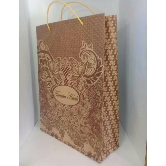 Murah Tas Paperbag Motif Terima Kasih Shopee Indonesia