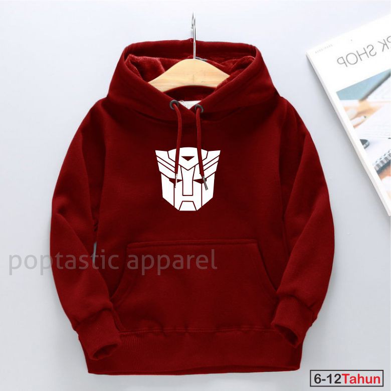 transformers Jaket Distro Sweater Hoodie anak Laki laki 