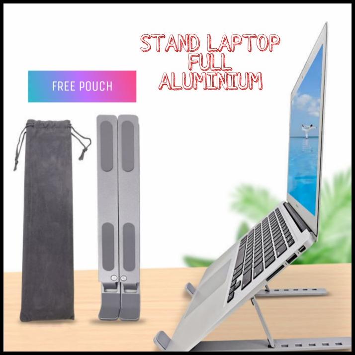 Stand Laptop Aluminium / Stand Holder Laptop