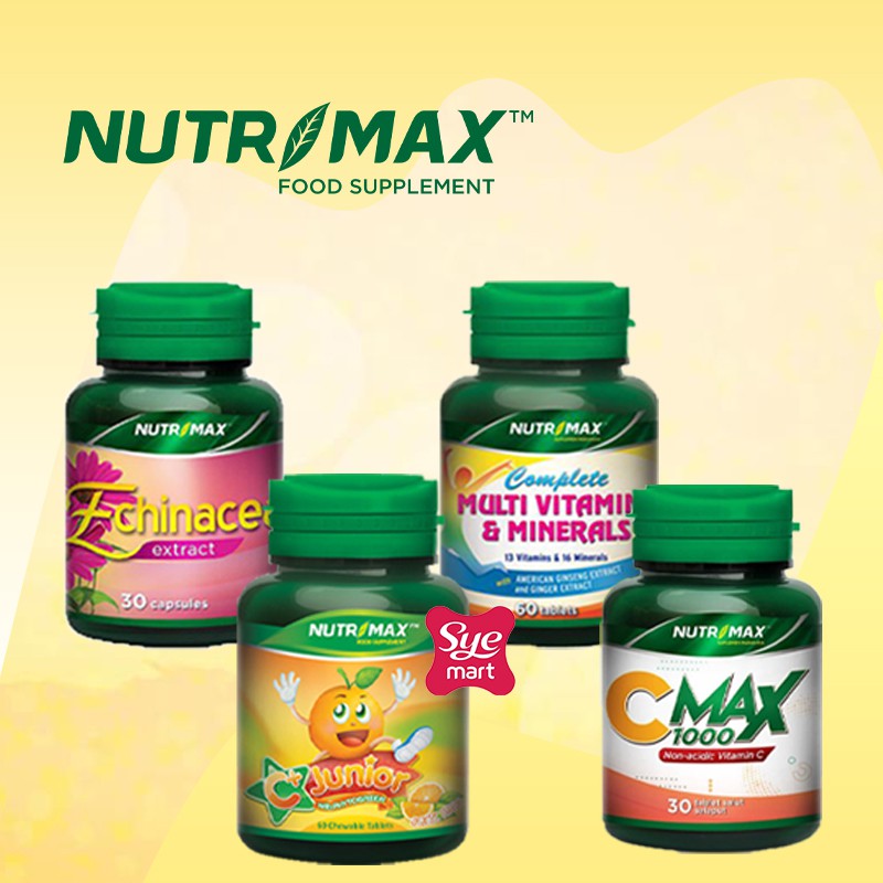 BPOM NUTRIMAX VITAMIN SERIES / VITAMIN DAYA TAHAN TUBUH / SYE