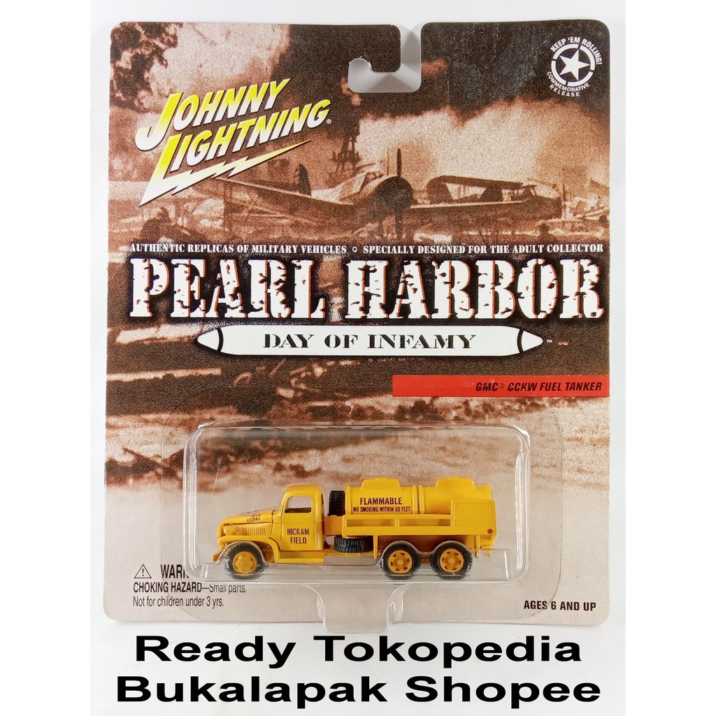 Johnny Lightning Pearl Harbor Day Of Infamy GMC CCKW Fuel Tanker Skala 64